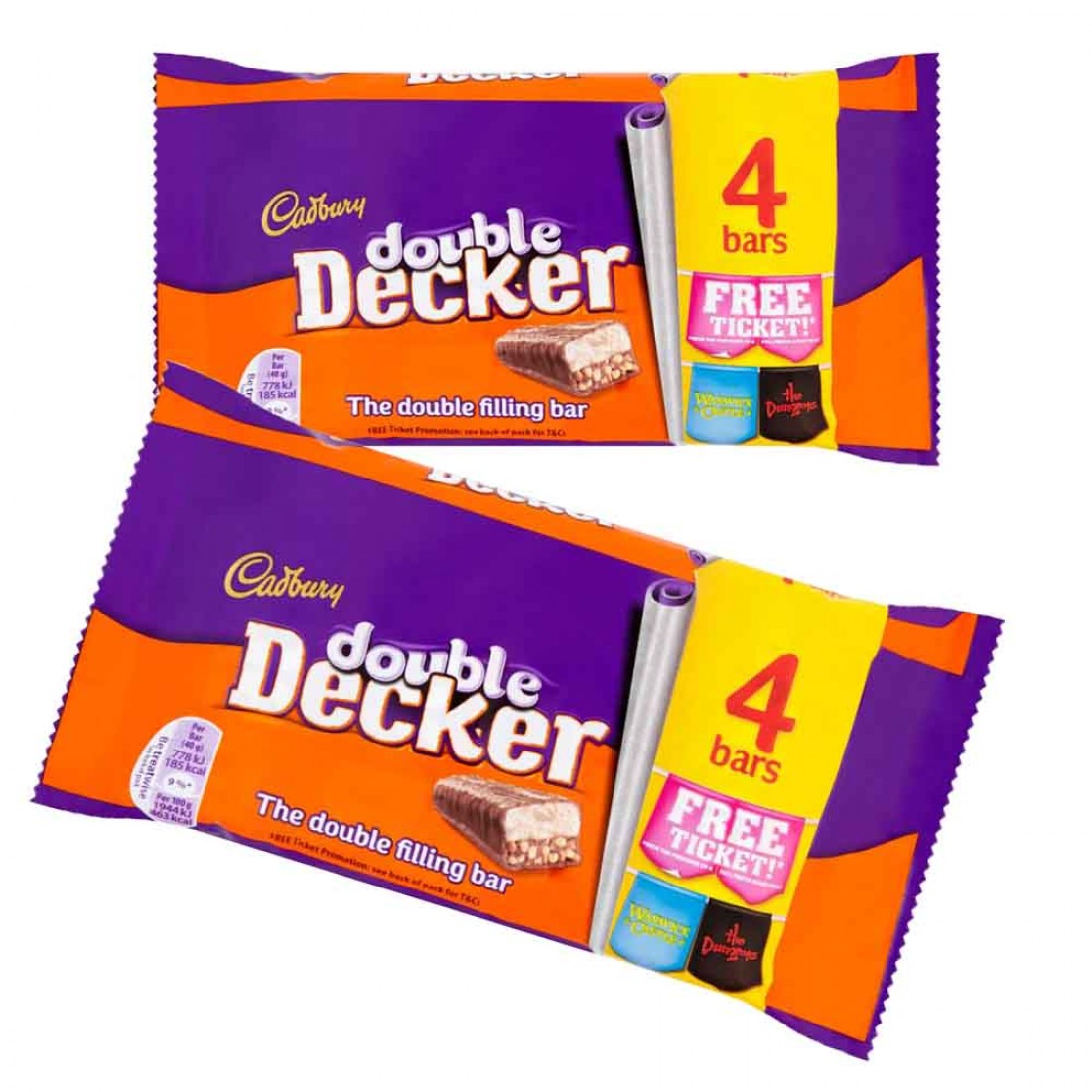 Cadbury Double Decker Multipack 8Piece Box Candy Ireland's
